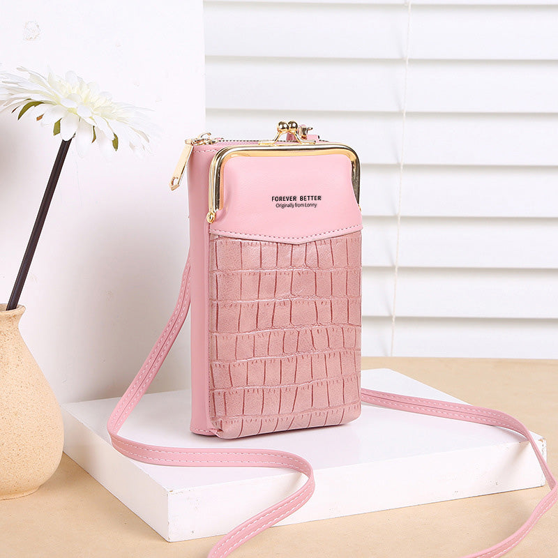 Kleine Crossbody-Handy-Geldbörse für Damen, Mini-Schultertasche, Geldbörse