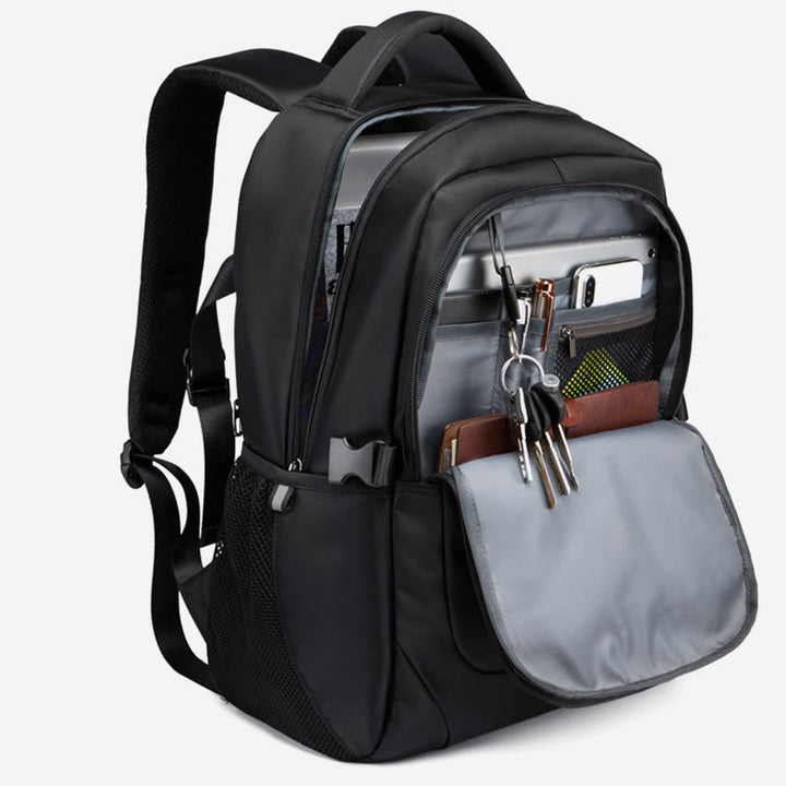 Rucksack für Herren, für Geschäftsreisen, Studenten, Laptop, Oxford, wasserdicht, Tagesrucksack