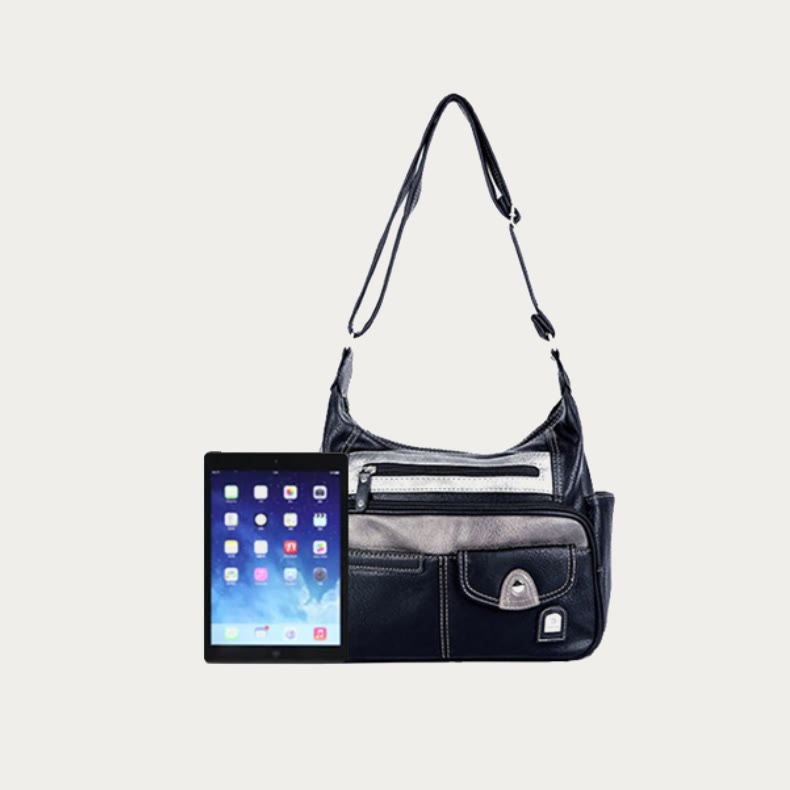 Umhängetasche für Damen, coole Freizeit-Schultertasche im Vintage-Stil