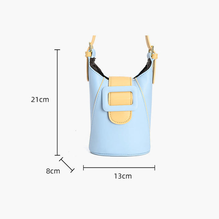 Umhängetasche für Damen, zum Einkaufen, minimalistische Eimer-Mini-Telefontasche