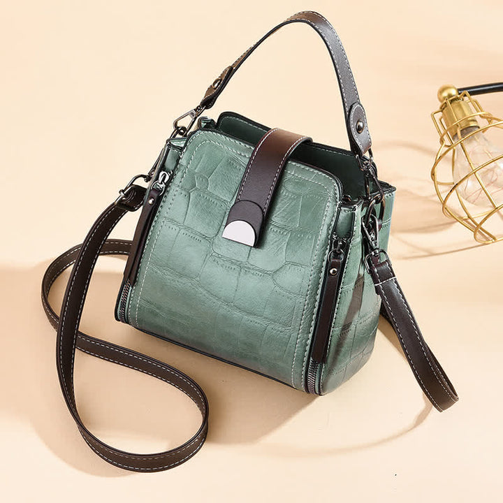 Top-Griff-Tasche für Damen, täglicher Einkaufsbeutel, Umhängetasche aus Leder