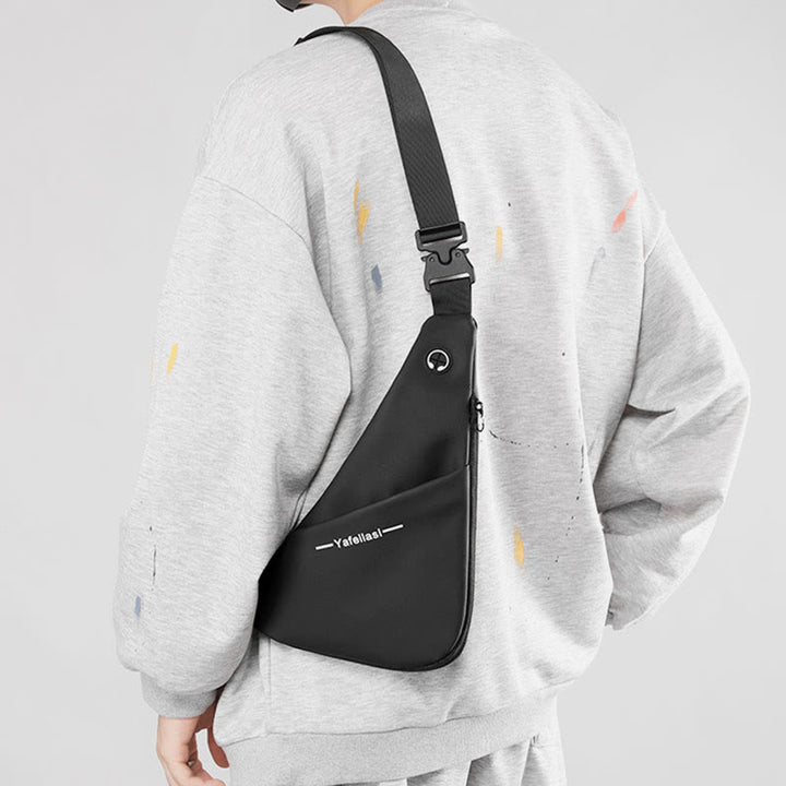 Schultertasche für Herren, wasserdicht, lässig, für den Außenbereich, Umhängetasche