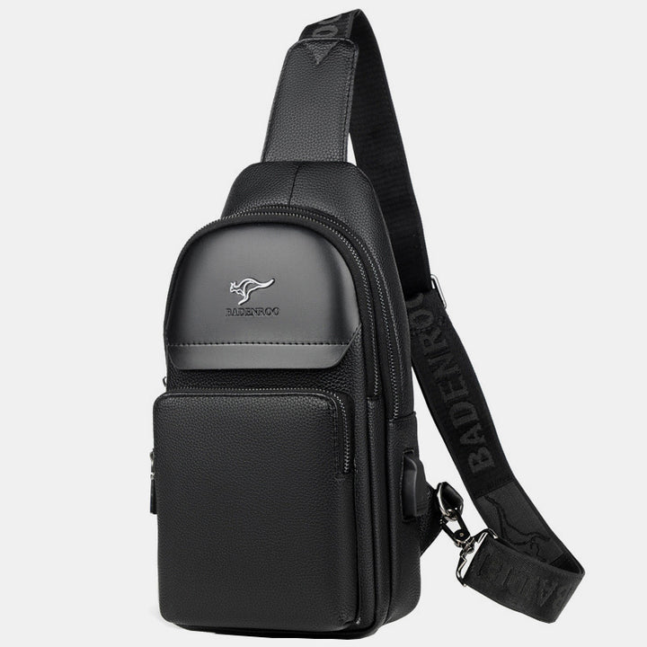 Mehrzweck-Schultertasche, wasserdichter, weicher Umhängerucksack mit USB-Ladeanschluss