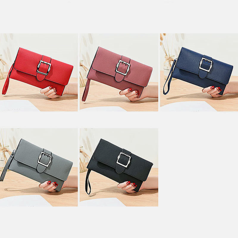 Lychee Muster Umschlag Stil Brieftasche Frauen Klassische Leder Tasche