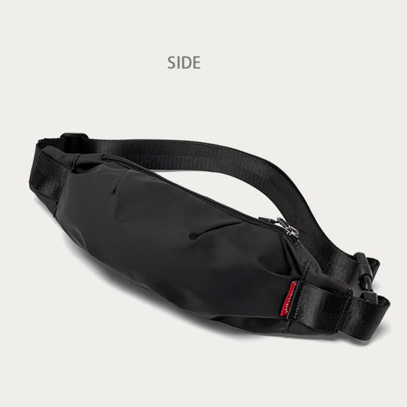 Schultertasche für Herren, schmale, leichte Brusttasche aus Oxford-Gewebe für Mobiltelefone