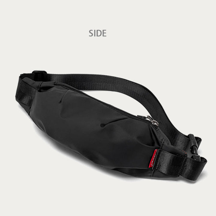 Schultertasche für Herren, schmale, leichte Brusttasche aus Oxford-Gewebe für Mobiltelefone