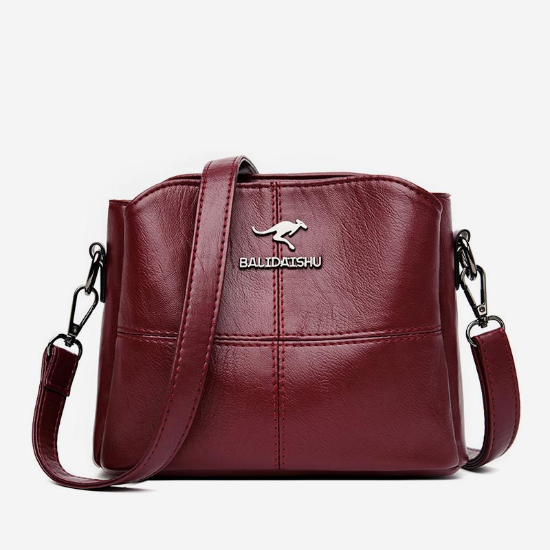 Geldbörsen und Handtaschen für Damen, Umhängetasche aus PU mit mehreren Fächern