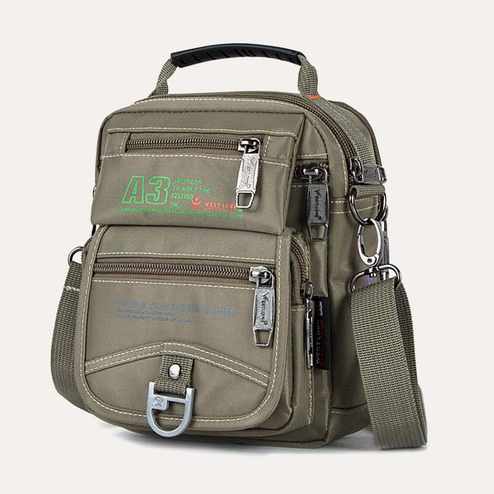 Nylon-Geldbörse mit mehreren Taschen, lässige Umhängetasche, Schultertasche, Reise-Brusttasche