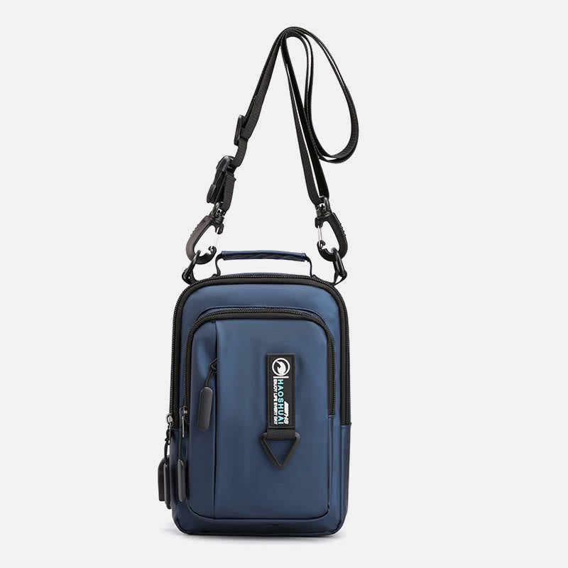 Praktische Crossbody Sling Bag für Männer, wasserdichte Reisetasche