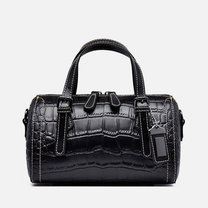 Krokodildruck Leder Handtasche Business Commuter Damen Umhängetasche