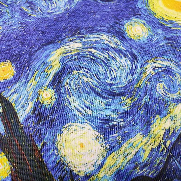 Schultertasche für Frauen mit Sternenhimmel, Ölgemälde, Leinwand, Strand