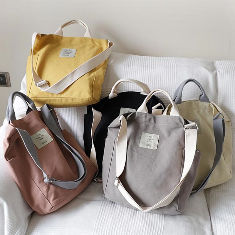 Tragetasche für Damen, für den täglichen Ausflug, große Kapazität, Canvas-Handtasche