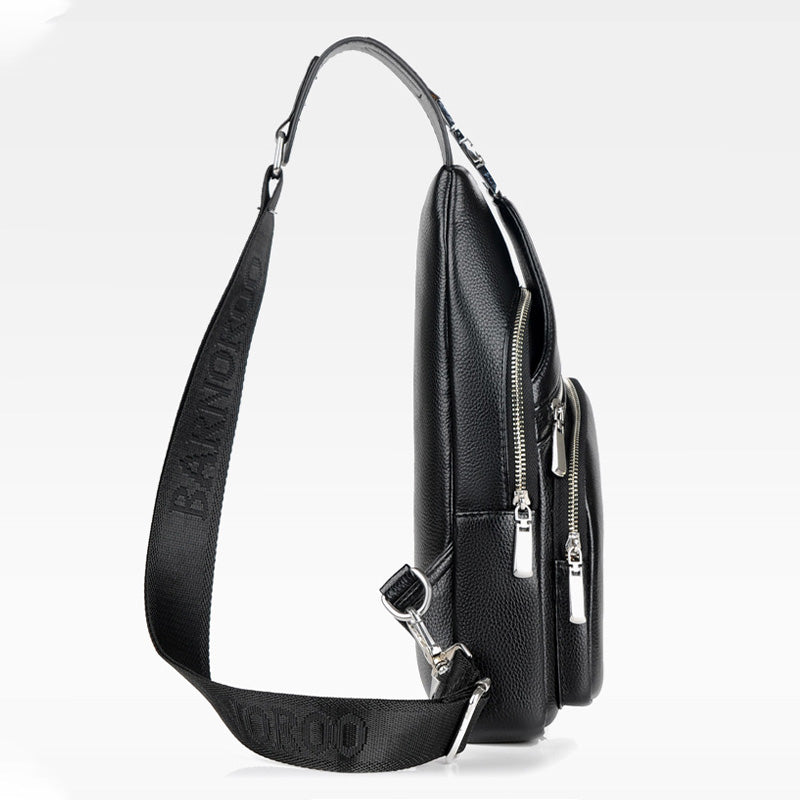 Diebstahlsichere Schultertasche mit großer Kapazität und USB-Aufladung
