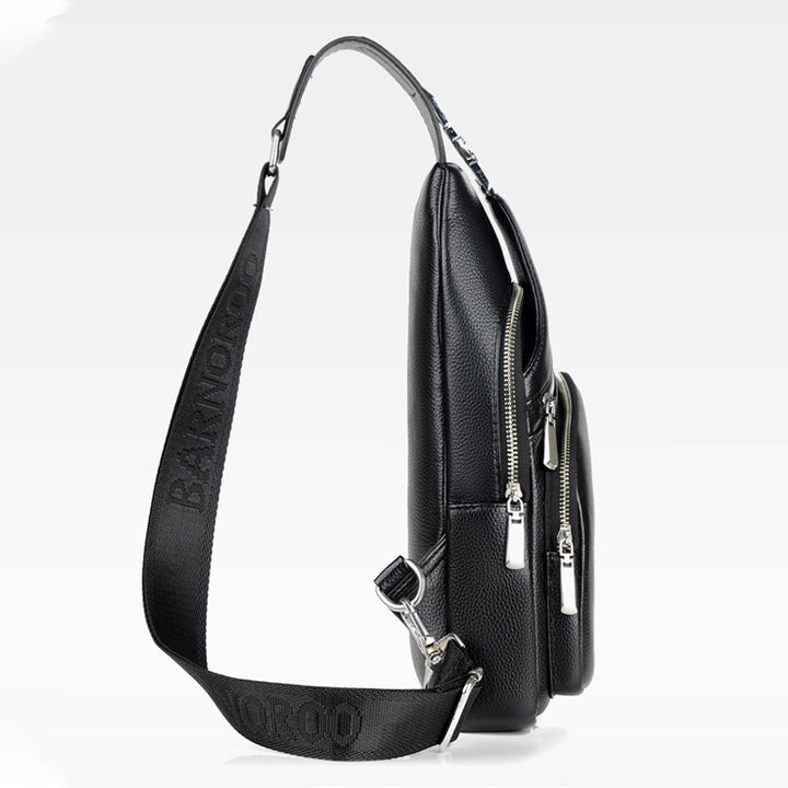 Diebstahlsichere Schultertasche mit großer Kapazität und USB-Aufladung