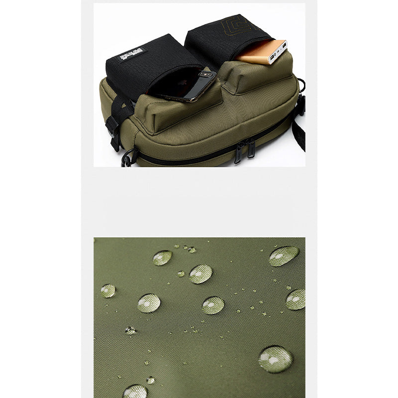 Messenger Bag für Herren, Streetwear, mittelgroße Umhängetasche für die Schule und die Arbeit
