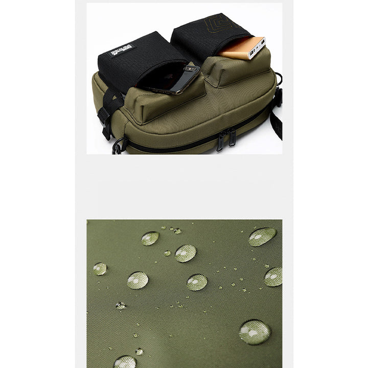 Messenger Bag für Herren, Streetwear, mittelgroße Umhängetasche für die Schule und die Arbeit