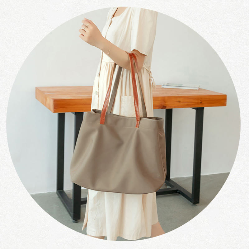 Tragetasche für Damen, große Kapazität, minimalistische Oxford-Umhängetasche