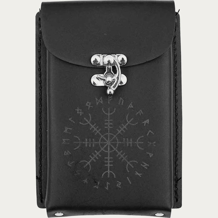 Mittelalterliche Gürteltasche für Cosplay, Retro-Leder, Handytasche