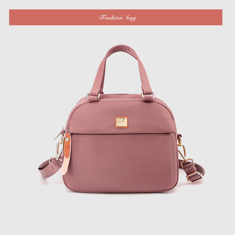 Handtasche für Damen, leicht, mehrere Taschen, abnehmbarer Riemen, Umhängetasche