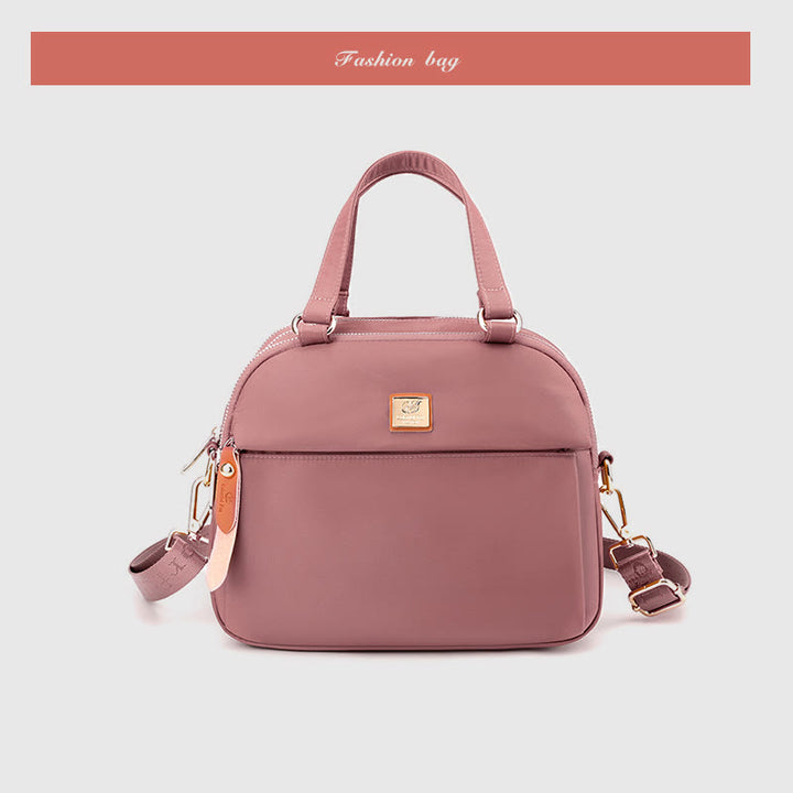 Handtasche für Damen, leicht, mehrere Taschen, abnehmbarer Riemen, Umhängetasche