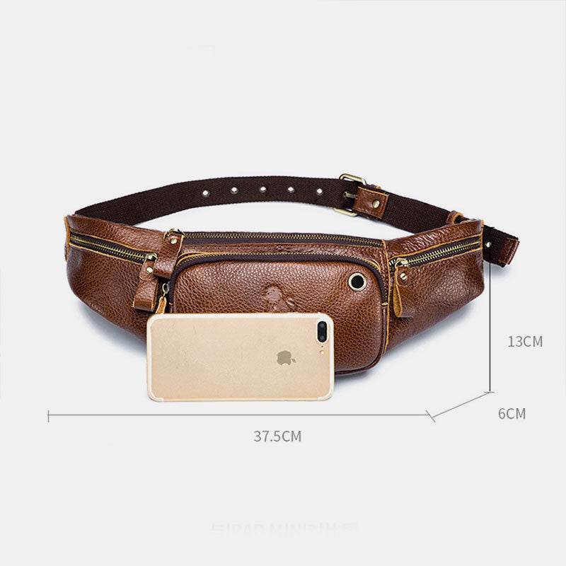 Retro Multi-Pocket Multifunktionale Sling Bag Hüfttasche