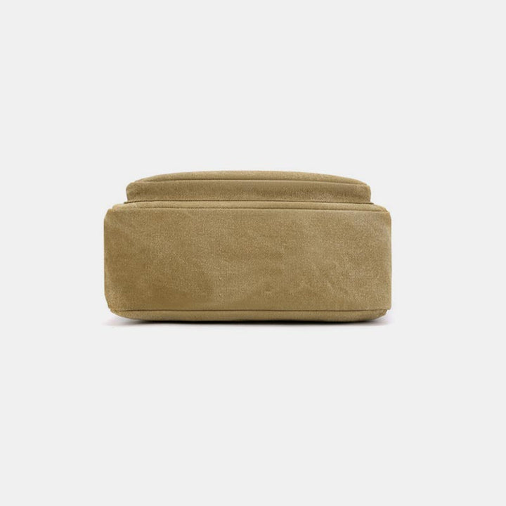 Vintage Messenger Bag aus Canvas mit großem Fassungsvermögen 