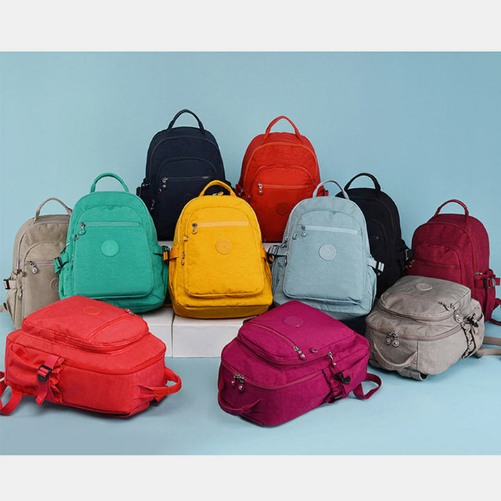Leichter, wasserdichter Rucksack für Damen und Herren, lässiger Reise-Tagesrucksack, mehrfarbig optional