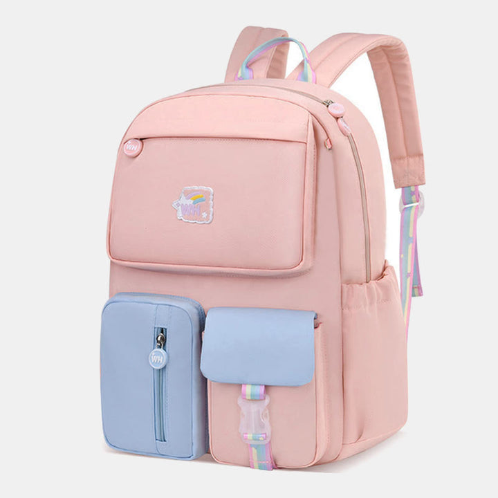Leichter, wasserdichter, großer Kapazitäts-, bequemer, süßer Schulrucksack im College-Stil