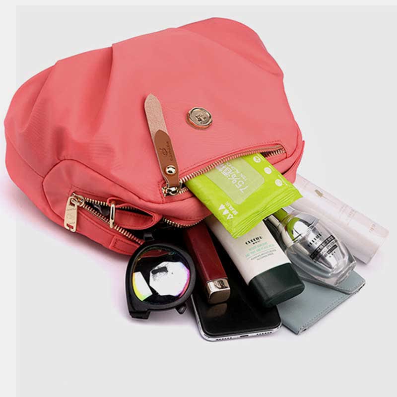 Kleine Umhängetasche aus Nylon, leicht, wasserdicht, Schulterhandtasche für Damen und Mädchen