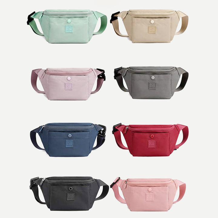 Leichte Hüfttasche für Damen, wasserdicht, für Reisen und Sport, Brusttasche