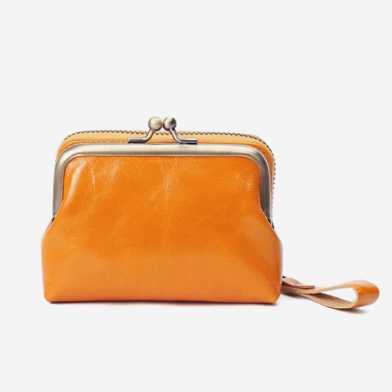 Retro-Kartenetui, Münzgeldbörse, Geldbörse, Mini-Handtasche mit Reißverschluss für Damen - image 5