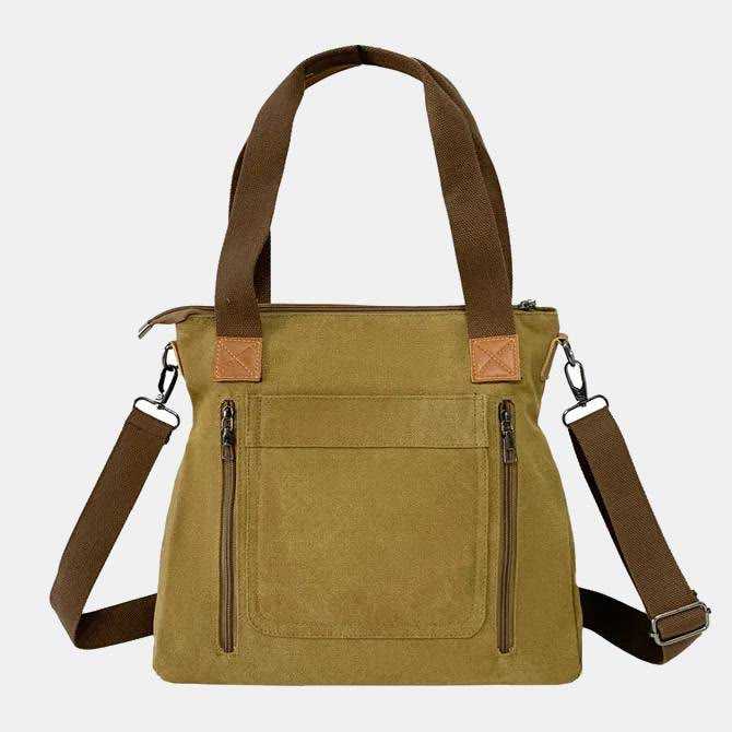 Große Tragetasche aus Canvas für Damen, zum Einkaufen und Reisen