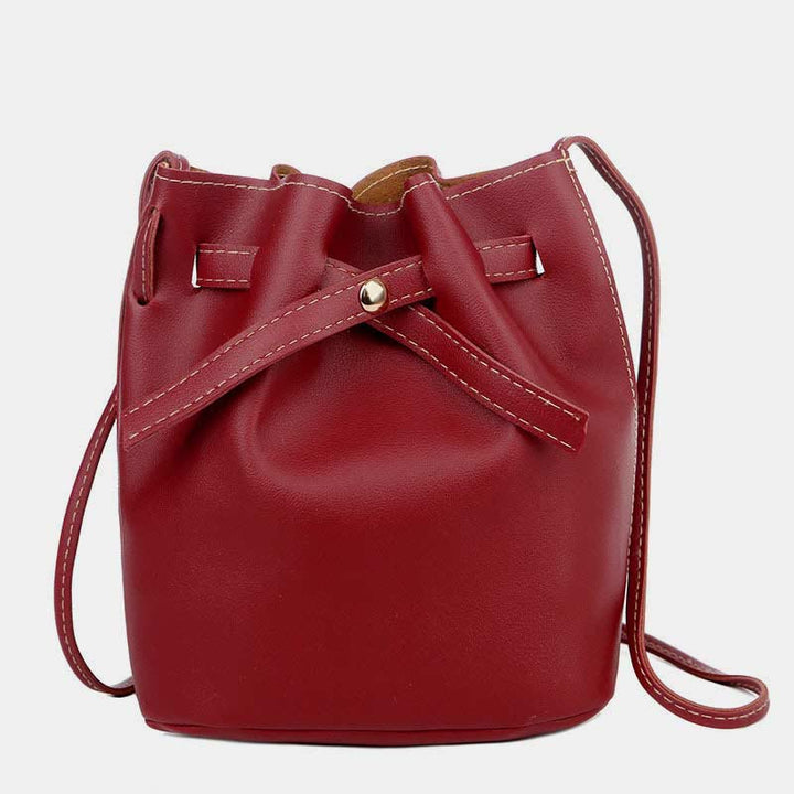 Umhängetasche für Damen aus PU-Leder, minimalistische Schultertasche für den täglichen Gebrauch