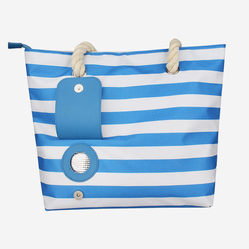 Große Strandtasche, Einkaufstasche, wasserdicht, großer Pool, mit Weinbehälter