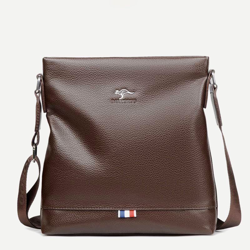 Herren Umhängetasche Umhängetasche Weiches Leder Reisetasche Sling Pack