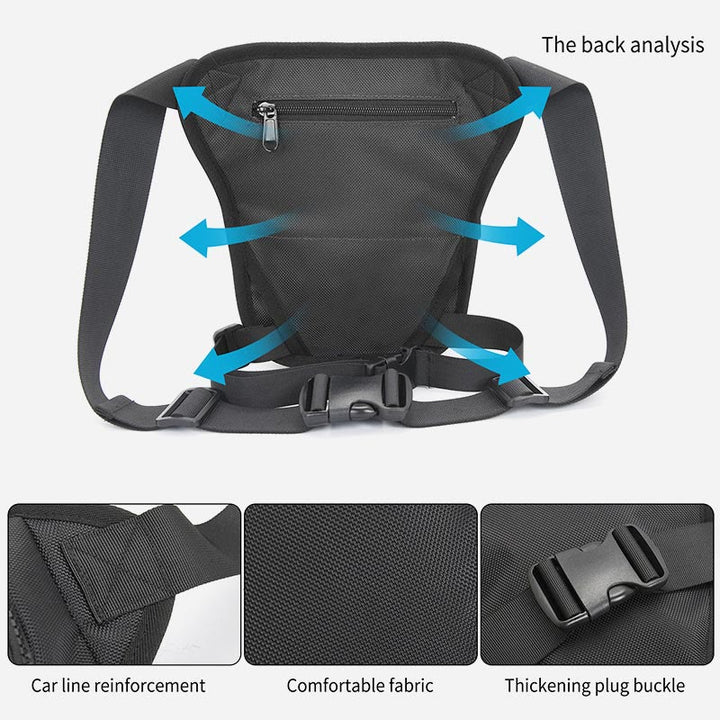 Beintasche für Herren, große Kapazität, robuste Telefontasche aus Polyester