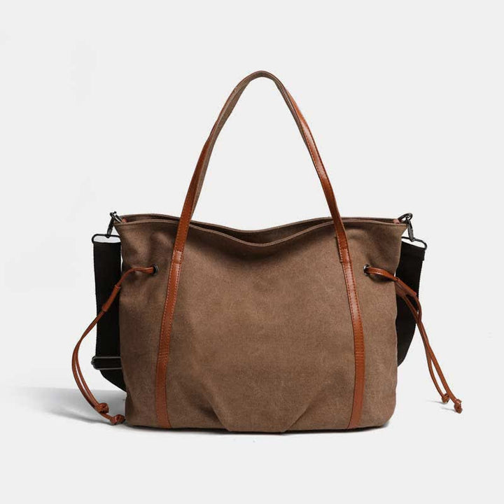 Vintage Casual Hobo Bag Canvas Tägliche Schultertasche Shopper Handtasche