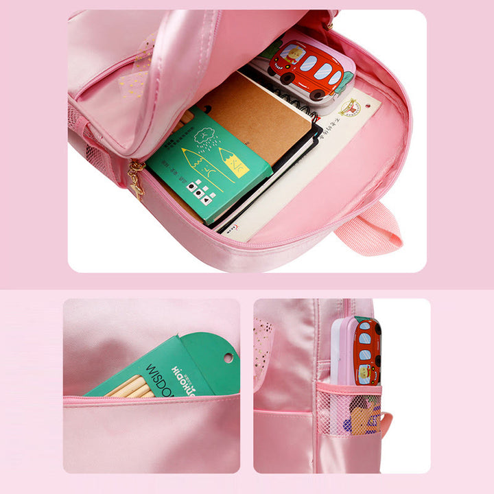 Mädchen Tanz Rucksack Ballerina Kleid Dekor Kinder Tanz Schultasche