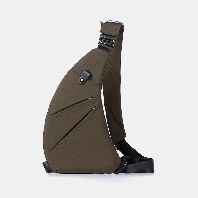Leichte, langlebige Sling-Brusttasche, wasserdicht, kratzfest, Tagesrucksack, lässige Herren-Geldbörsen