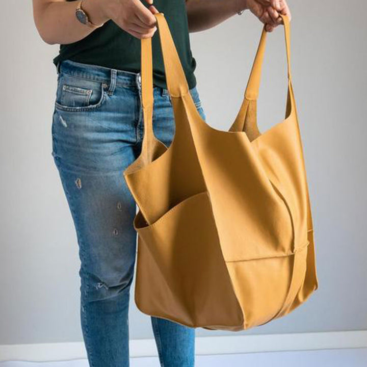 Übergroße Einkaufstasche im Vintage-Stil