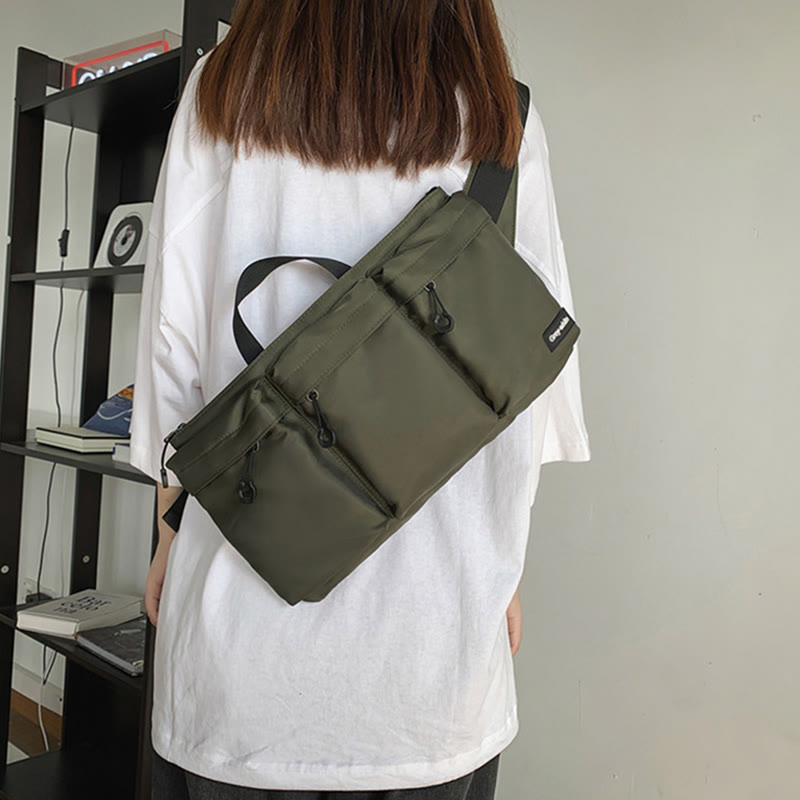 Gürteltasche für Herren, Sport, große Kapazität, Freizeit-Umhängetasche