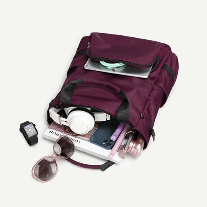 Leichte Umhängetasche, umwandelbarer Rucksack, lässige Handtasche, Büchertasche