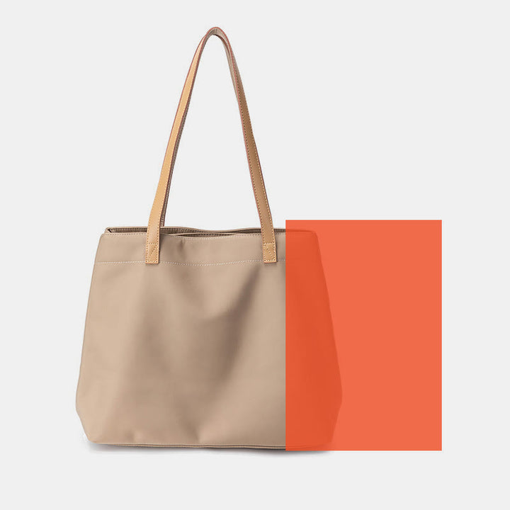 Tragetasche für Damen, große Kapazität, minimalistische Oxford-Umhängetasche