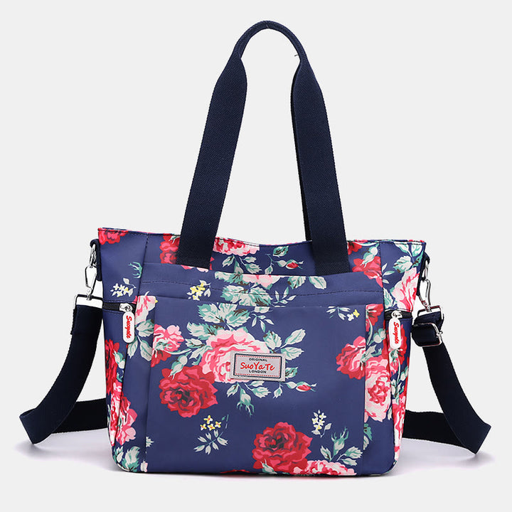 Damen Leichte wasserdichte Handtasche mit mehreren Taschen Umhängetasche Schultertasche Geldbörsen