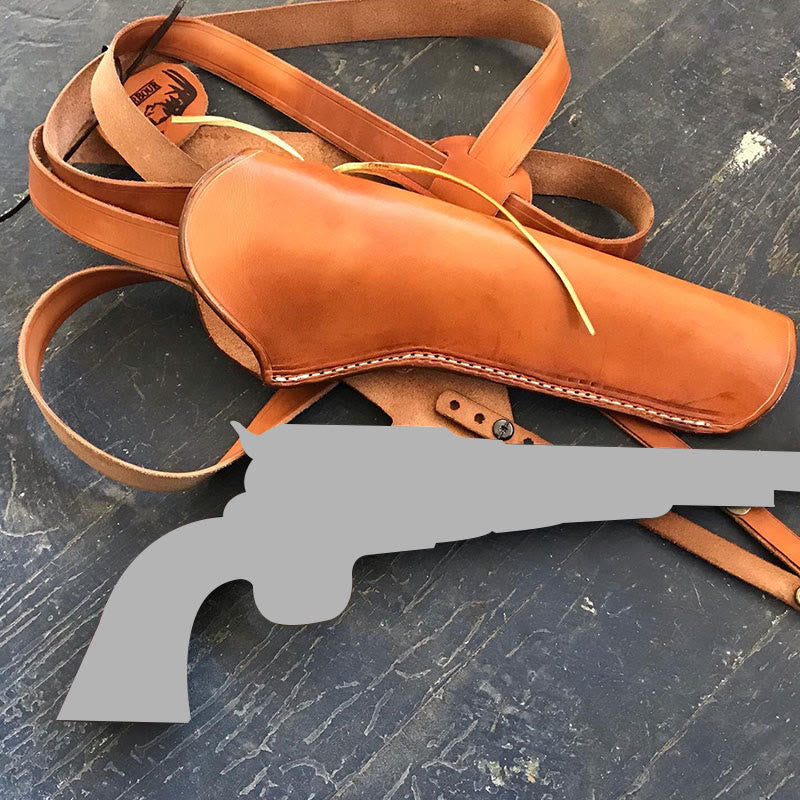 Mittelalterliches Leder-Schulterholster für Damen und Herren, Retro-Theater-Requisite