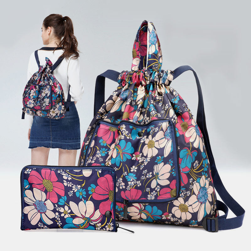 Multifunktionaler faltbarer Rucksack mit Trageband