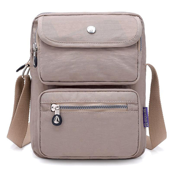Umhängetasche aus Nylon mit mehreren Taschen