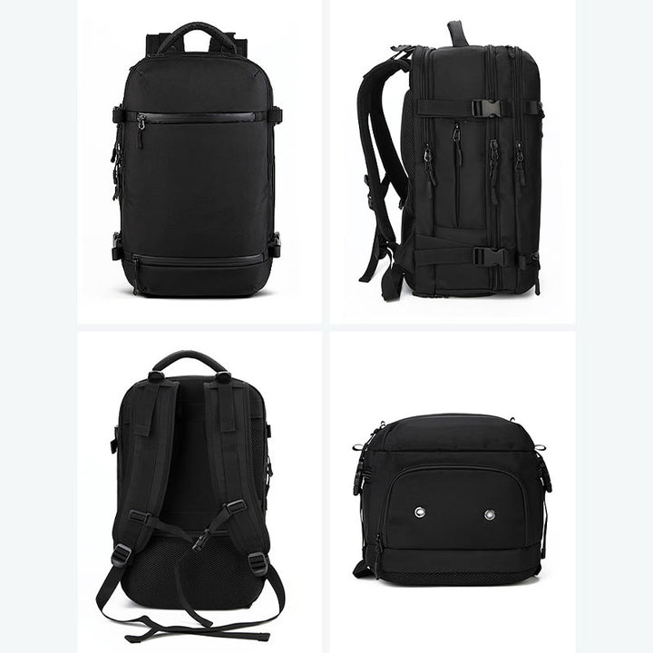 Business-Rucksack für Herren, multifunktionaler kurzer Reise-Laptop-Tagesrucksack