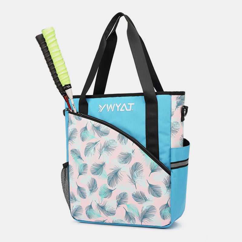 Tennis-Schultertasche für Damen und Herren, Badminton-Slingtasche, Laptop-Handtasche - Cyan - image 13