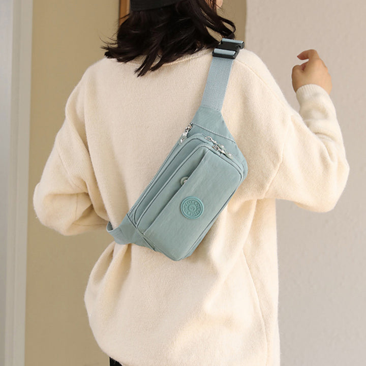 Leichte Umhängetasche mit mehreren Taschen, verstellbare Hüfttasche, Handytasche